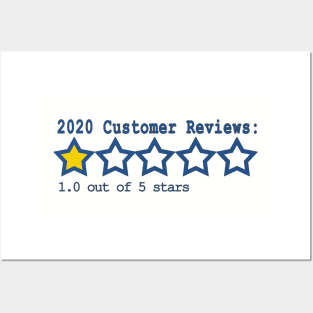 2020 Rating Review - 1 of 5 Stars Posters and Art